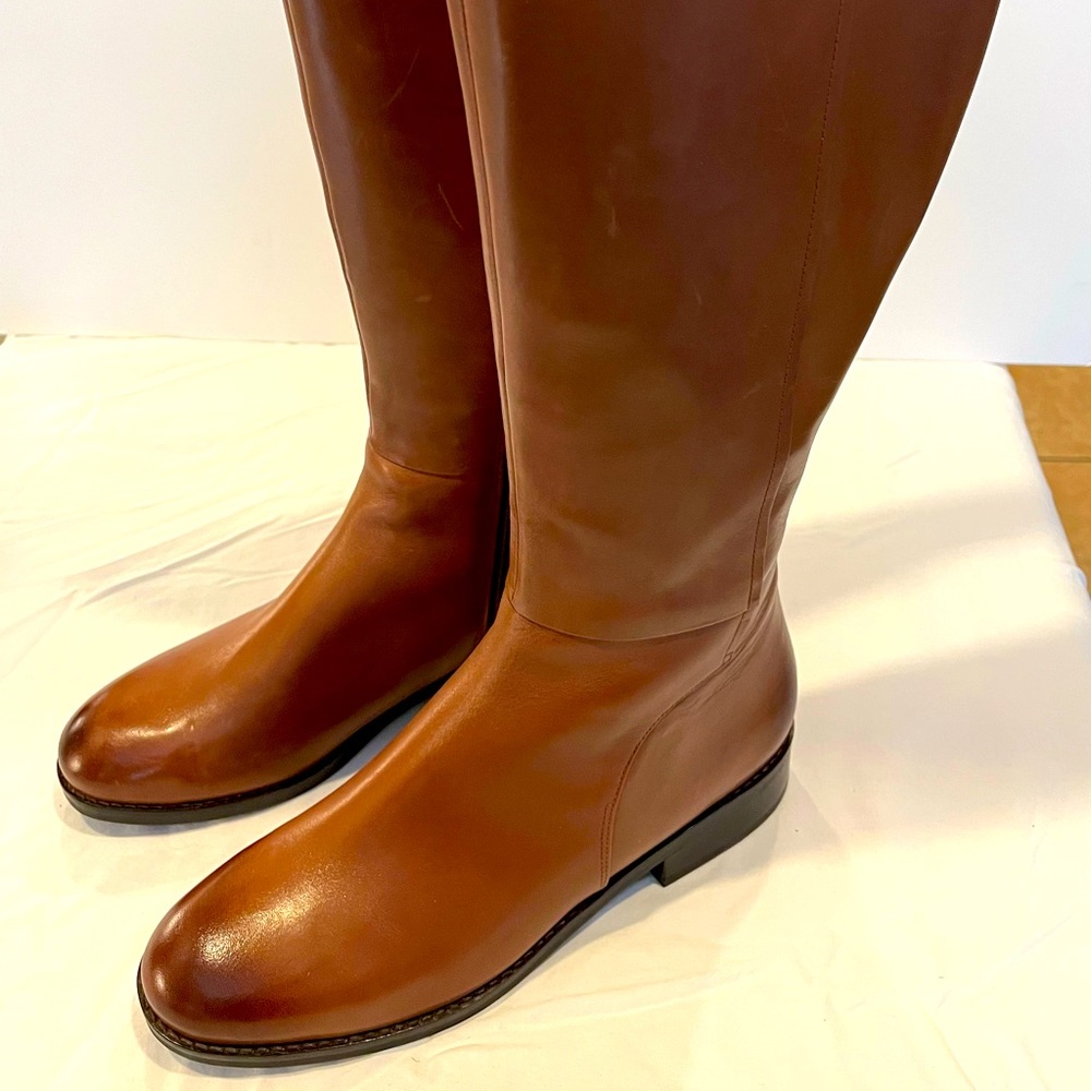 Cole Haan Extended Calf Riding Boot, Brand New